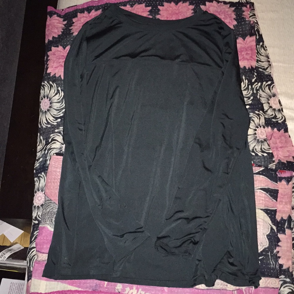 Zara hunter green tunic top